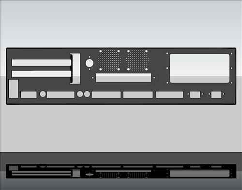 Black A1200 Rear Panel