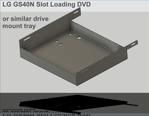 LG GS40N DVD mount tray